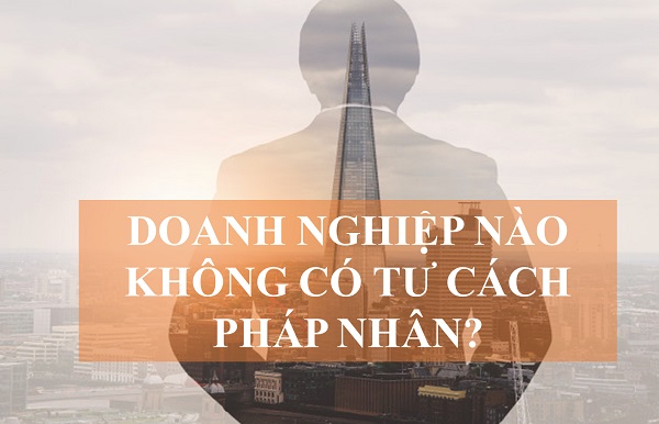 Doanh nghiệp nào không có tư cách pháp nhân? - TRÍ LUẬT