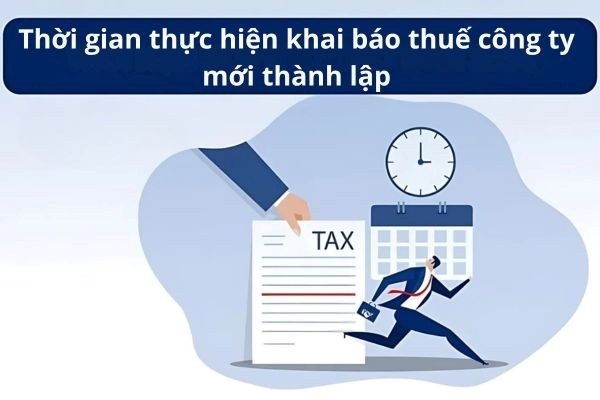 Thời gian thực hiện các thủ tục khai báo thuế